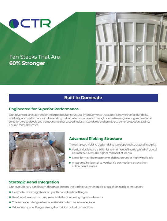 Fan Stack Ribs, Flanges,  and Weight